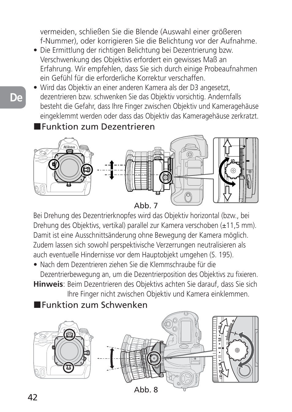 Nikon PC-E NIKKOR 24mm f-3.5D ED User Manual | Page 42 / 224