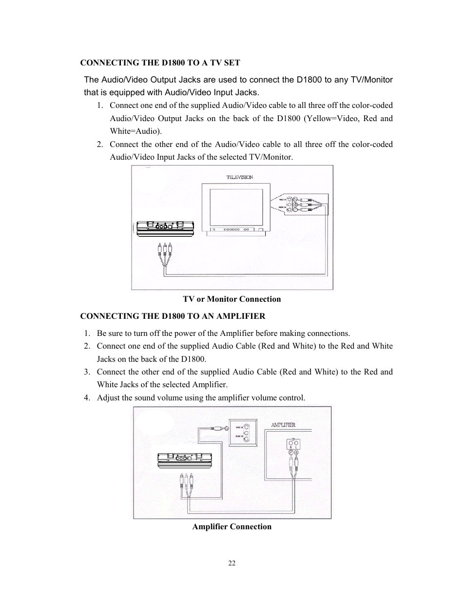 Audiovox D1800 User Manual | Page 23 / 46