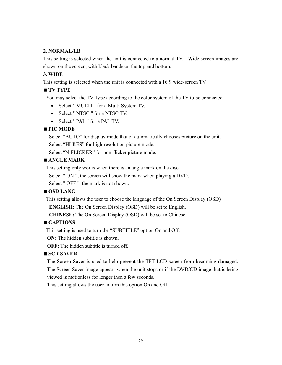 Audiovox D1800 User Manual | Page 30 / 46