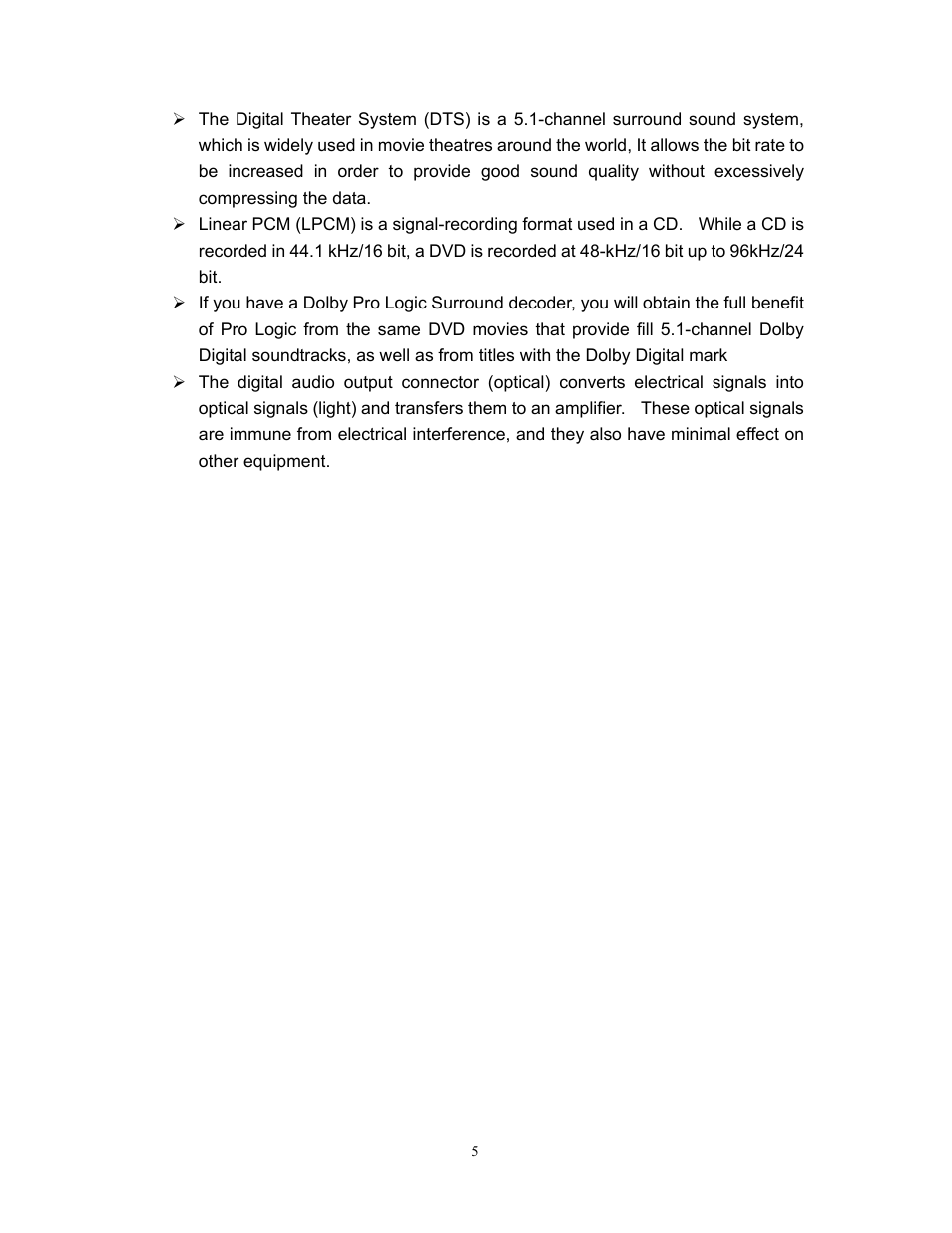 Audiovox D1800 User Manual | Page 6 / 46