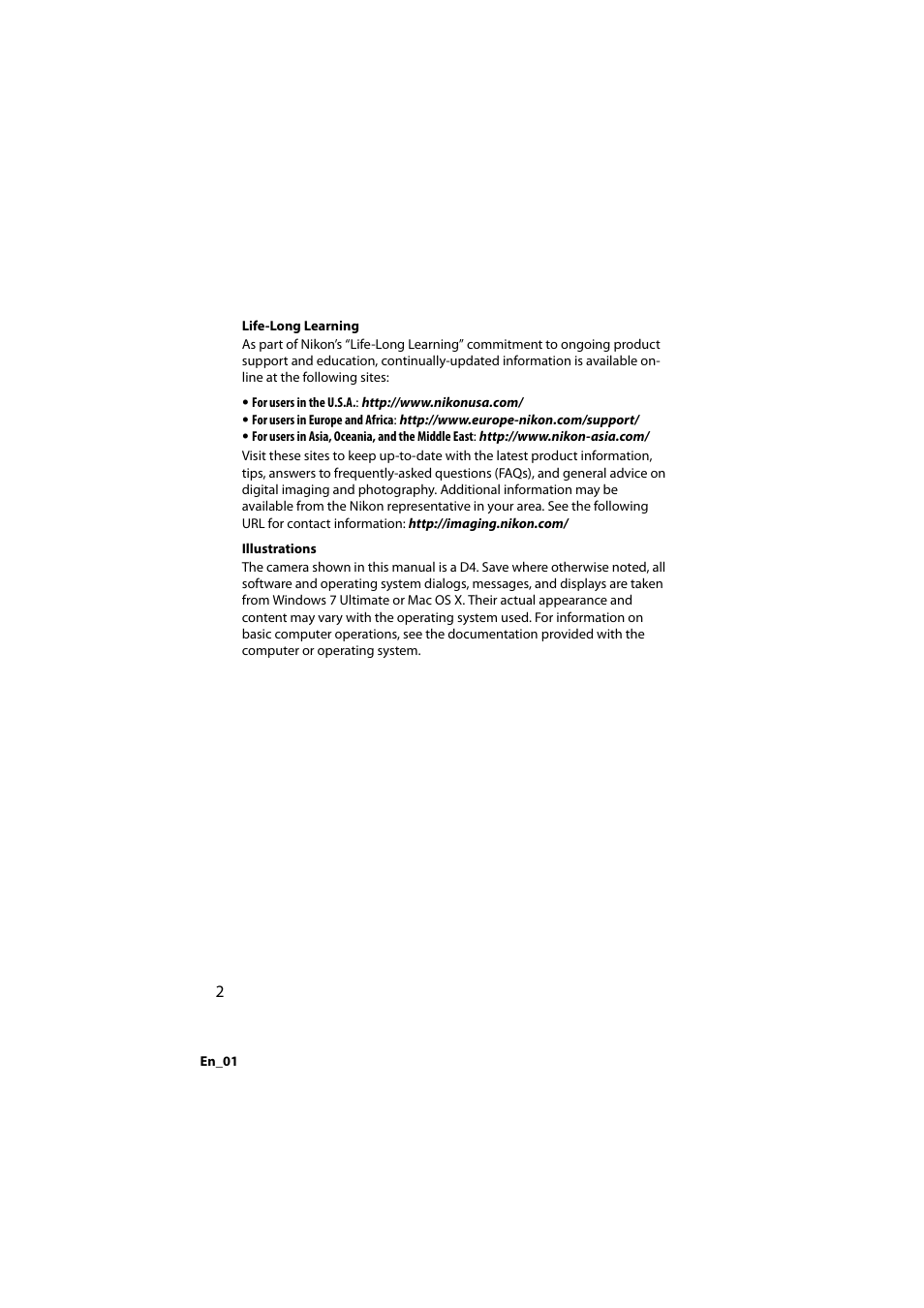 Nikon D4 User Manual | Page 16 / 64