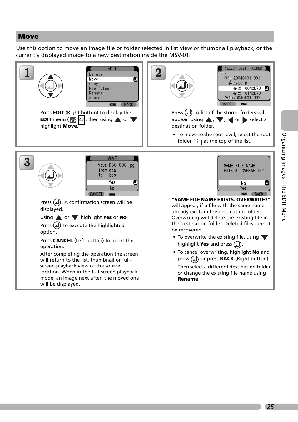 Move | Nikon Coolwalker User Manual | Page 35 / 80