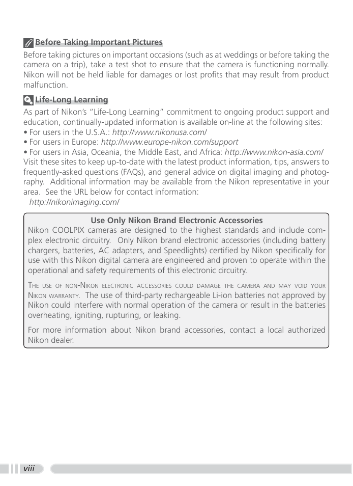 Nikon 4800 User Manual | Page 10 / 125