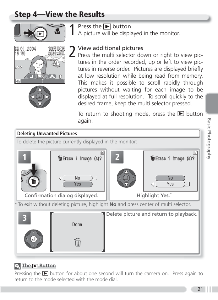 Step 4 — view the results | Nikon 4800 User Manual | Page 31 / 125