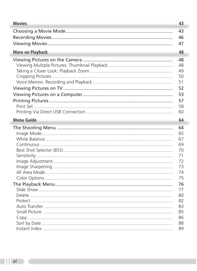 Nikon 4800 User Manual | Page 8 / 125