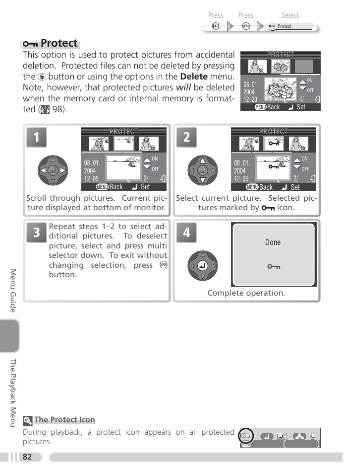 Protect | Nikon 4800 User Manual | Page 92 / 125