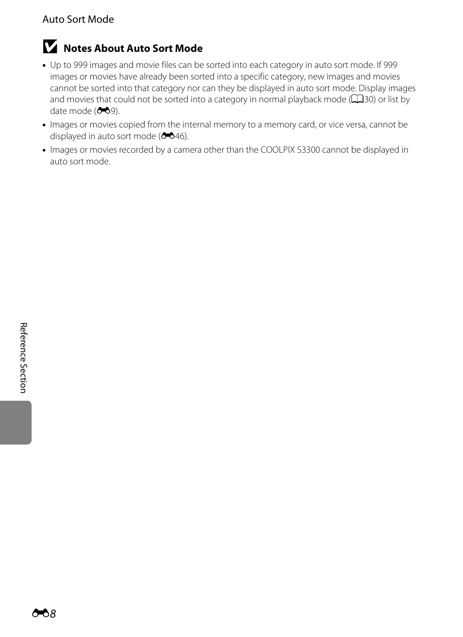 Nikon S3300 User Manual | Page 112 / 204