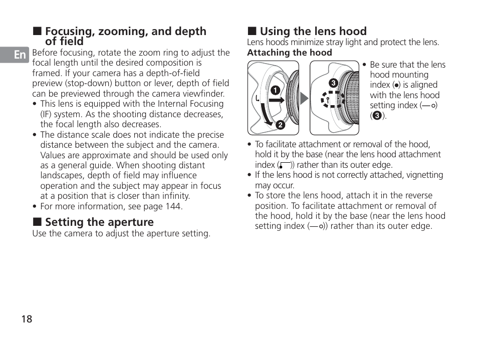 Nikon AF-S VR 24-120mm f-4G ED User Manual | Page 18 / 152