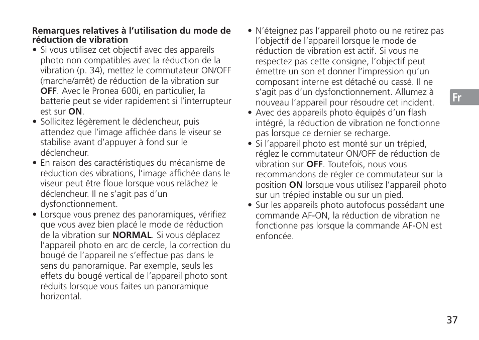 Nikon AF-S VR 24-120mm f-4G ED User Manual | Page 37 / 152