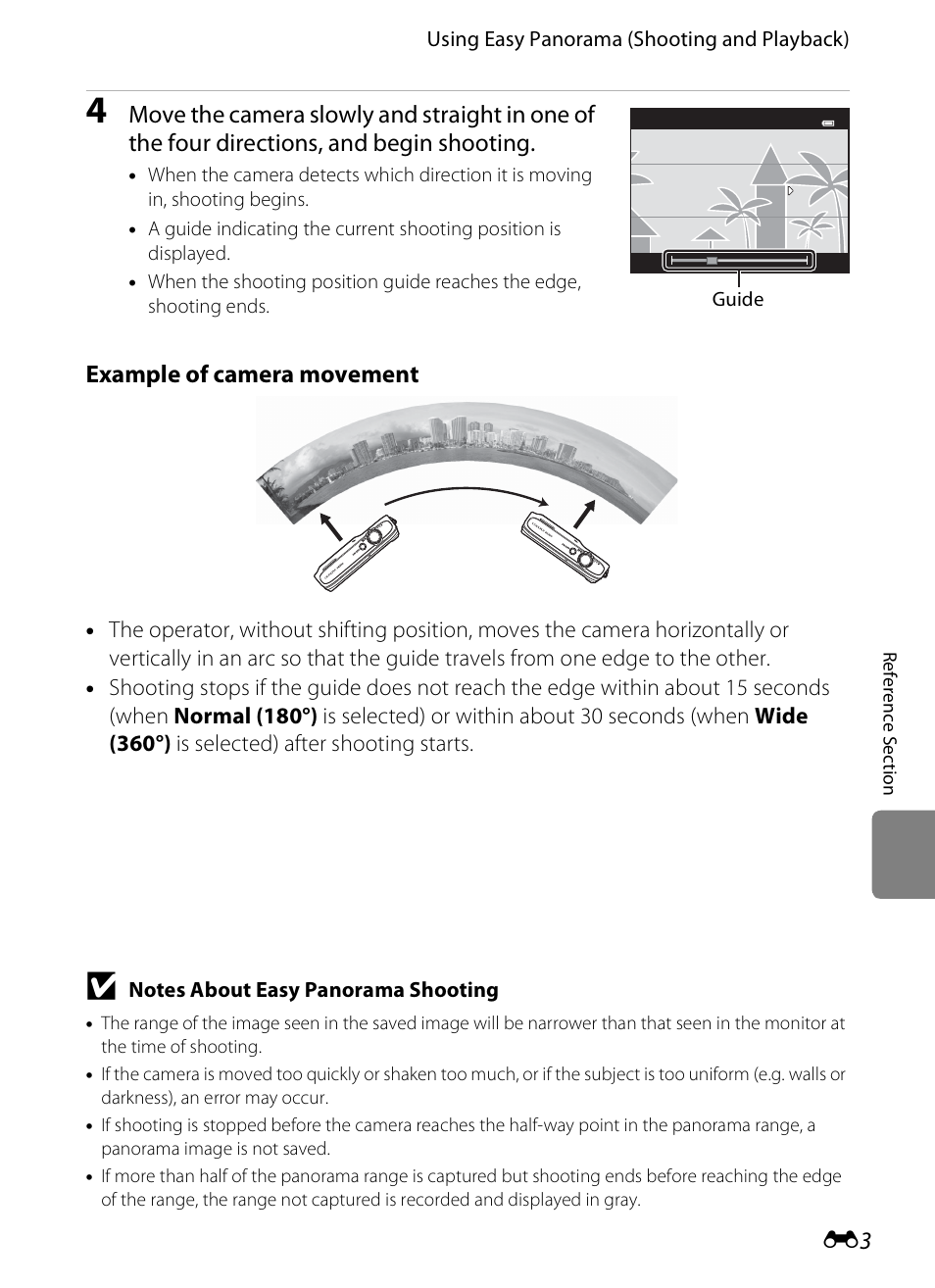 Example of camera movement | Nikon S6300 User Manual | Page 117 / 232