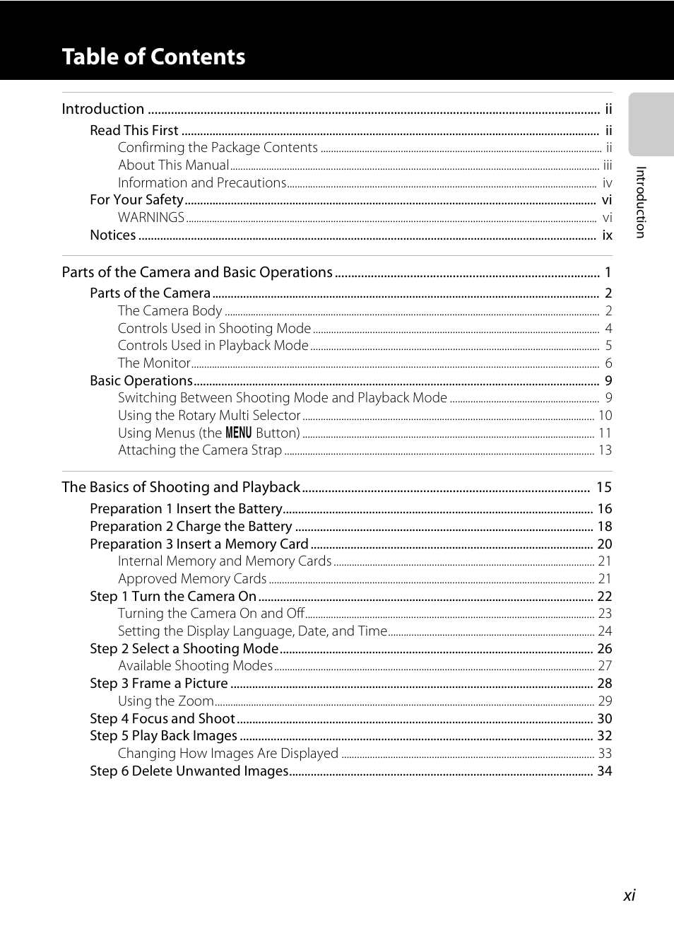 Nikon S6300 User Manual | Page 13 / 232