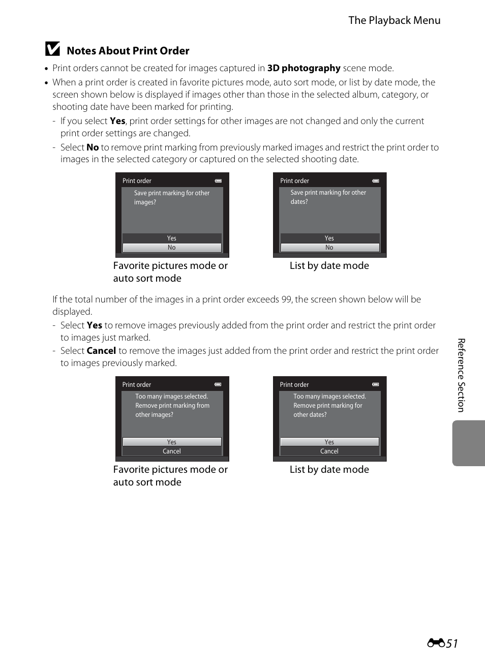 The playback menu | Nikon S6300 User Manual | Page 165 / 232