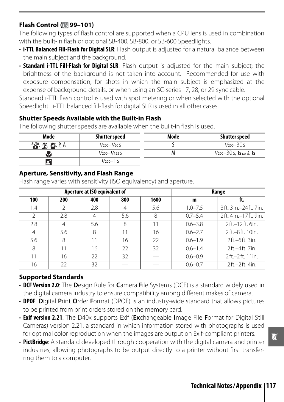 Nikon D40X User Manual | Page 129 / 139