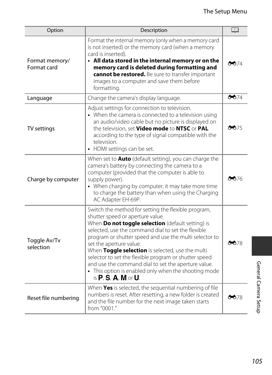 Nikon P520 User Manual | Page 123 / 244