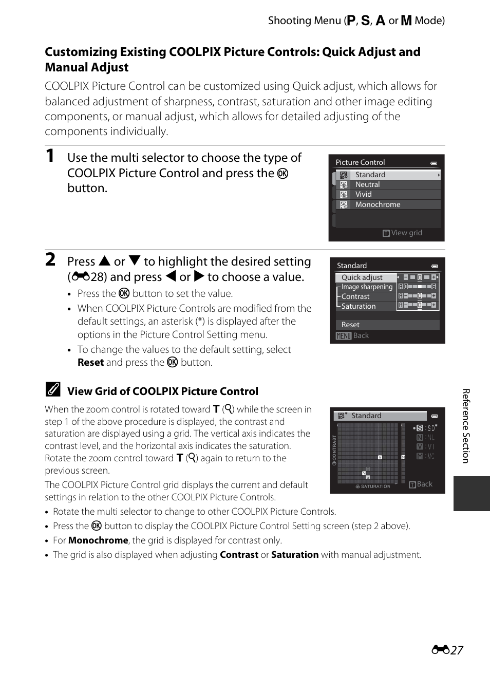 E 27, Button | Nikon P520 User Manual | Page 151 / 244