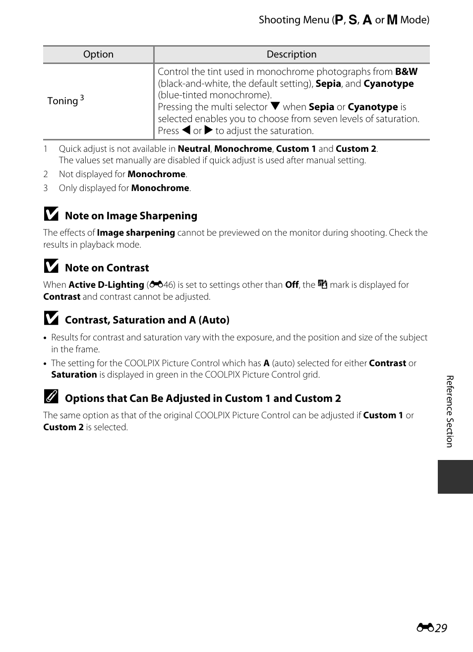 E 29 | Nikon P520 User Manual | Page 153 / 244