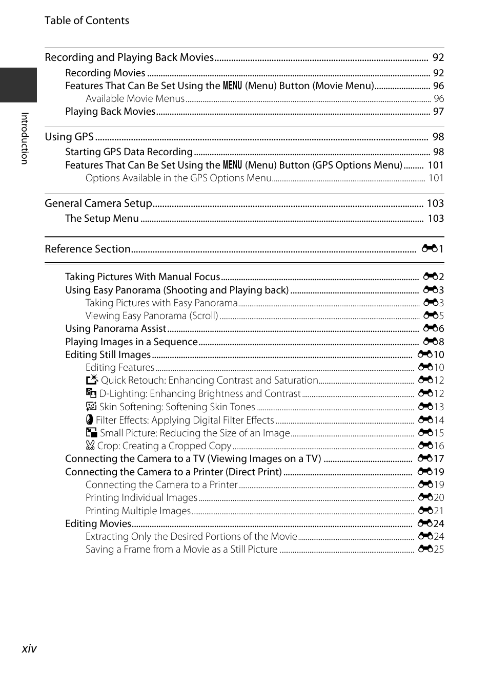 Nikon P520 User Manual | Page 16 / 244