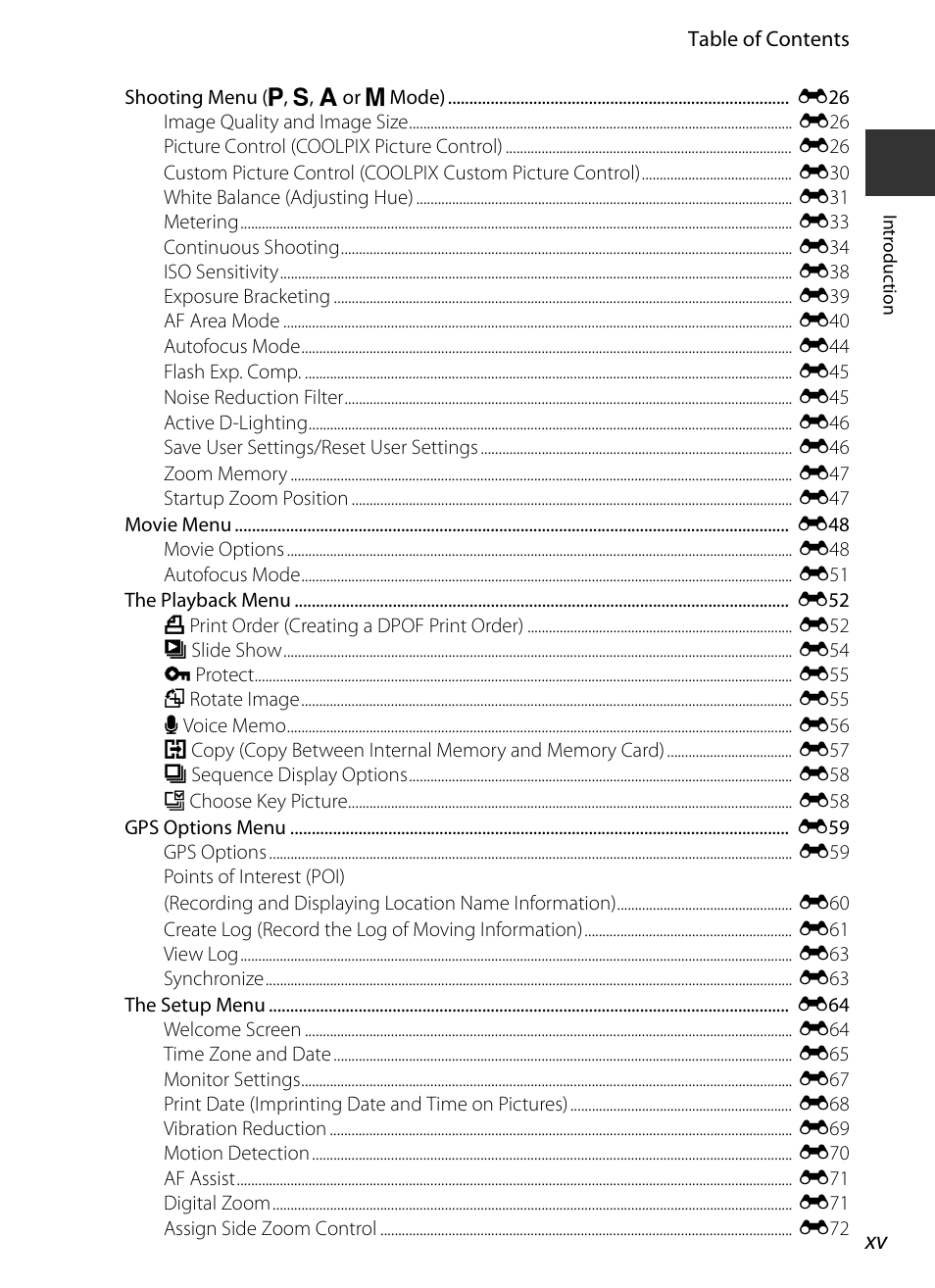 Nikon P520 User Manual | Page 17 / 244