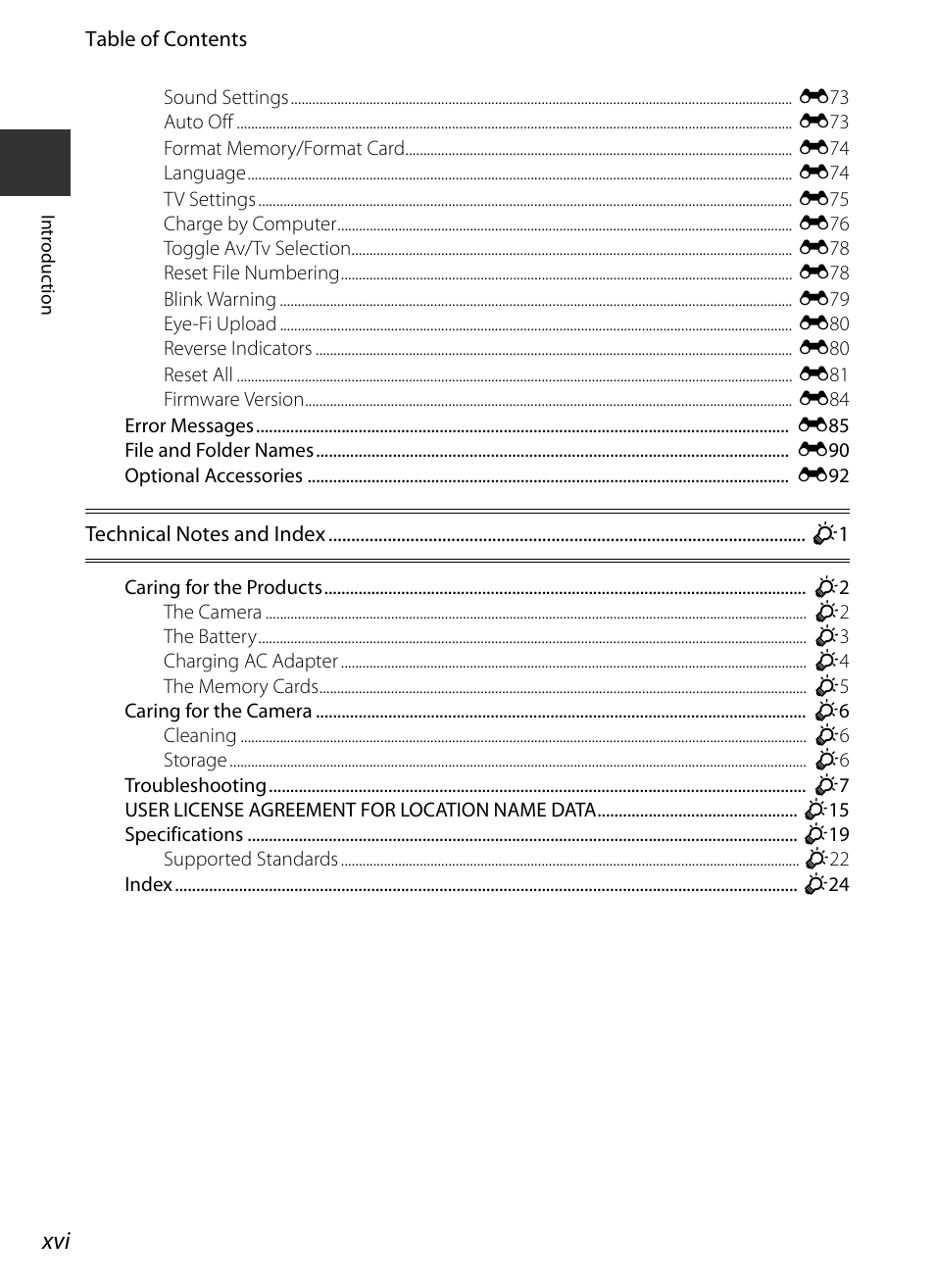 Nikon P520 User Manual | Page 18 / 244