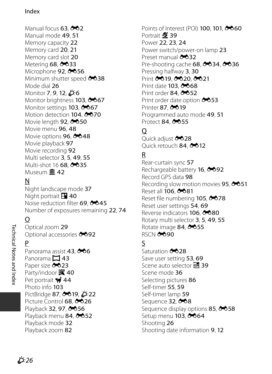 Nikon P520 User Manual | Page 242 / 244