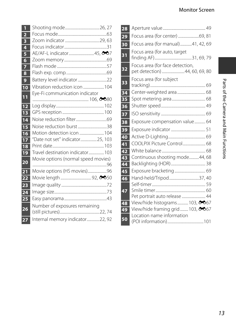 Nikon P520 User Manual | Page 31 / 244