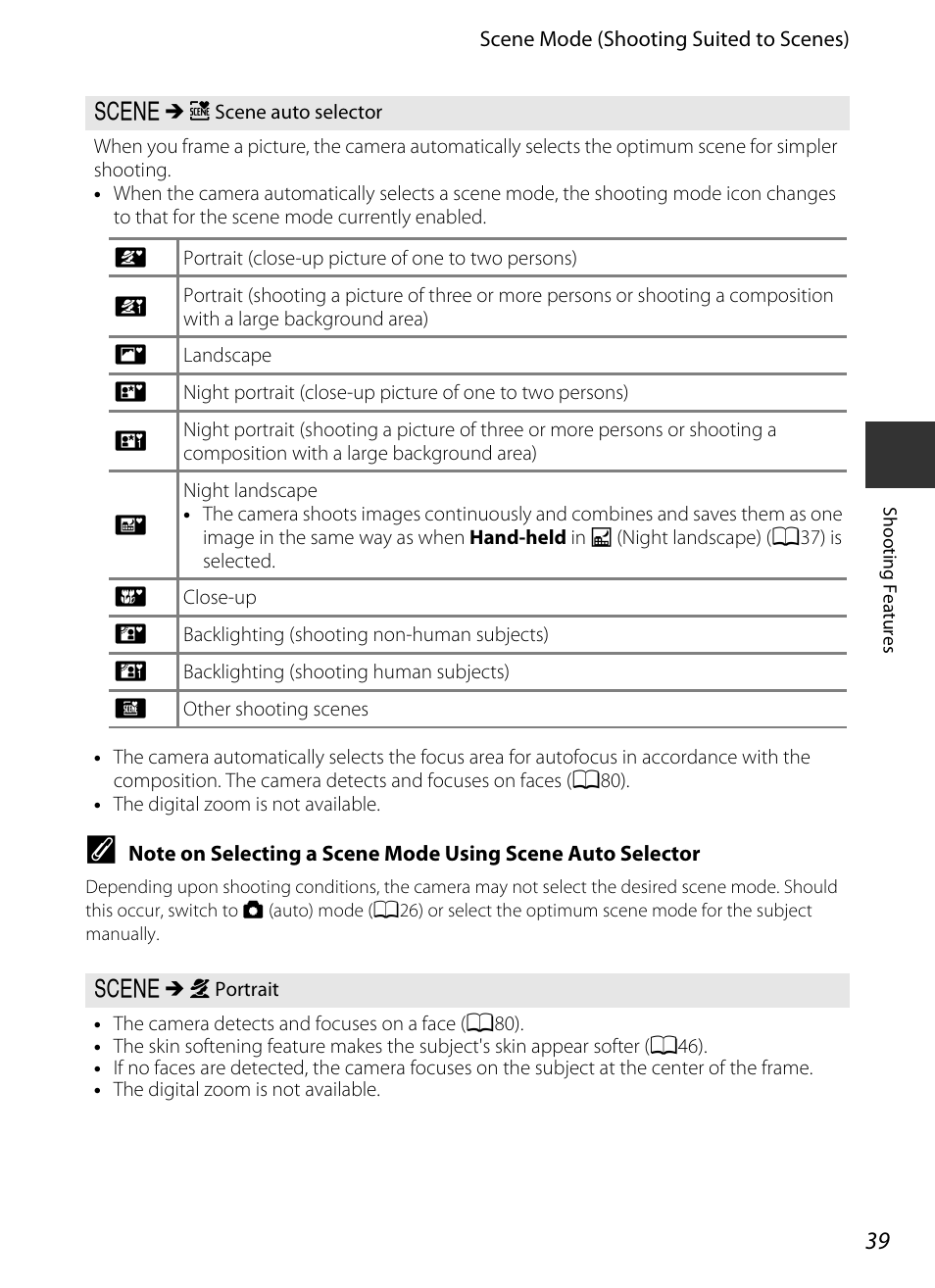 A39) | Nikon P520 User Manual | Page 57 / 244