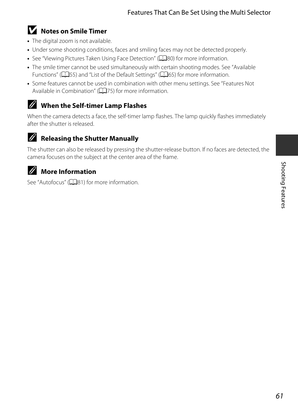 Nikon P520 User Manual | Page 79 / 244