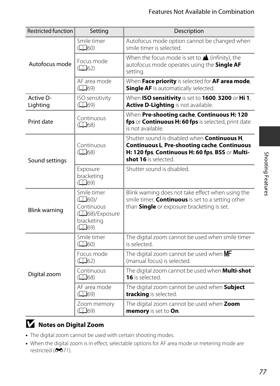 Nikon P520 User Manual | Page 95 / 244