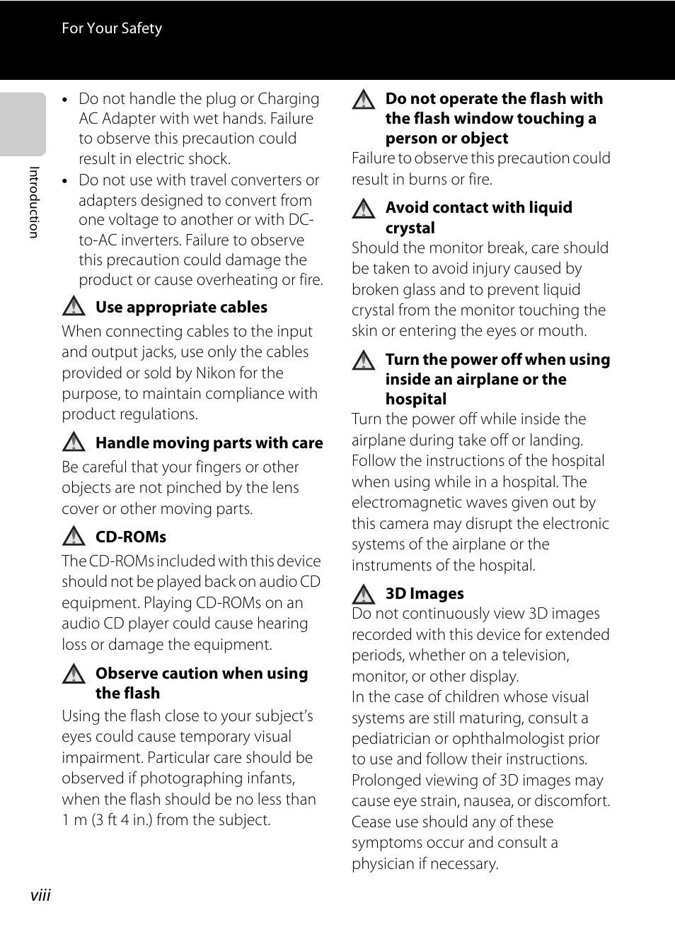 Nikon P310 User Manual | Page 10 / 244