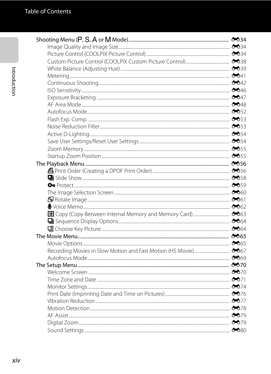 Nikon P310 User Manual | Page 16 / 244