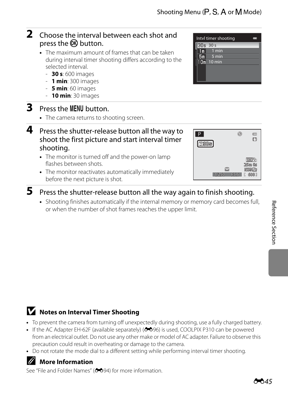 Press the d button | Nikon P310 User Manual | Page 165 / 244