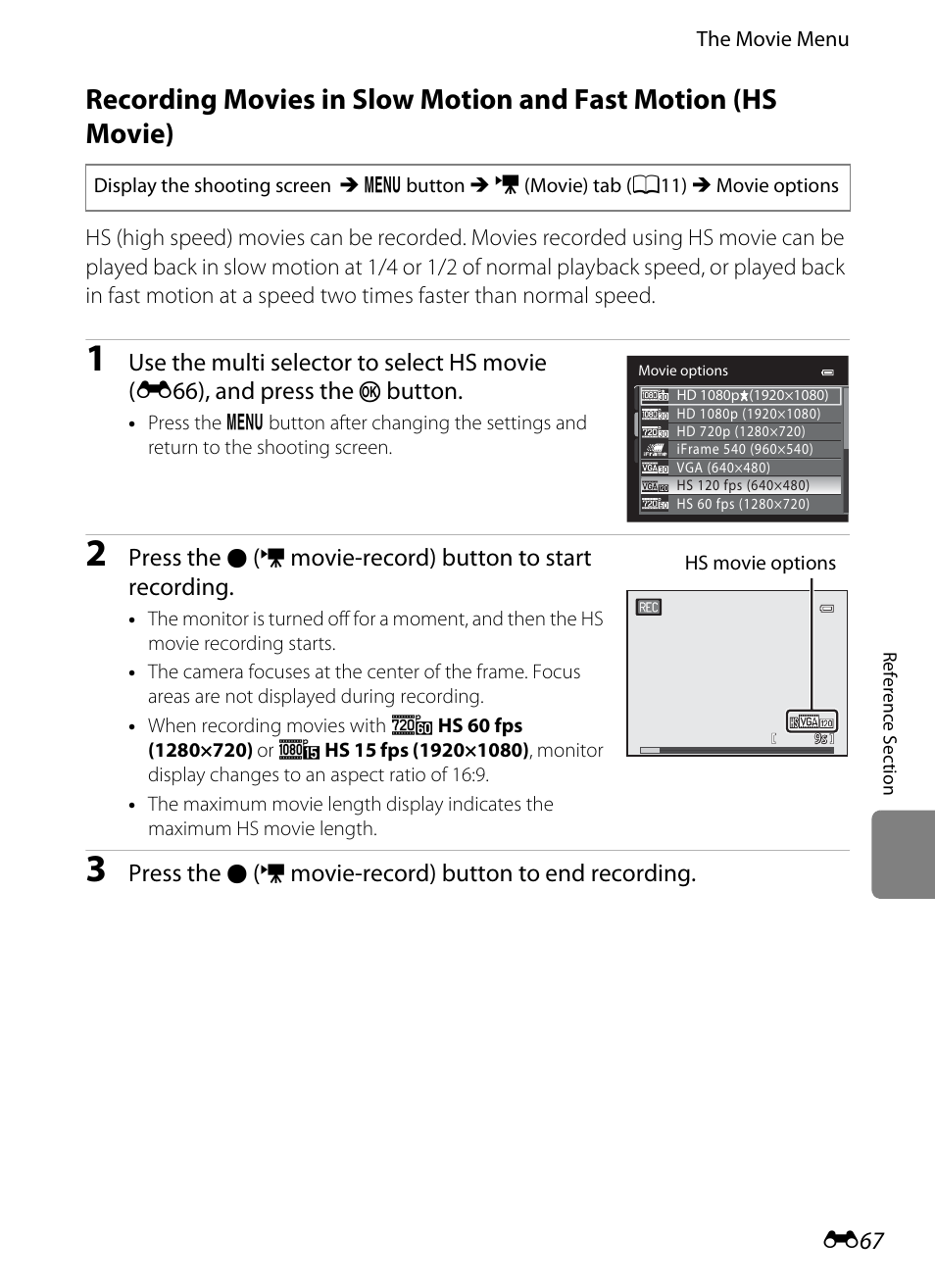 E67) | Nikon P310 User Manual | Page 187 / 244