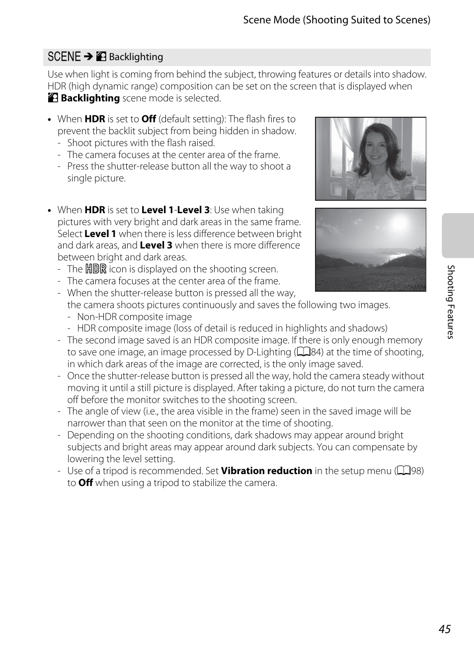 A45) | Nikon P310 User Manual | Page 63 / 244