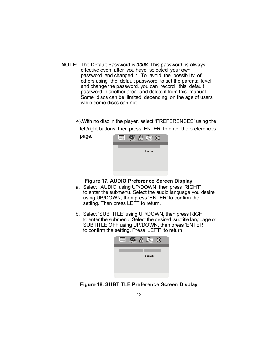 Audiovox D1705 User Manual | Page 13 / 33