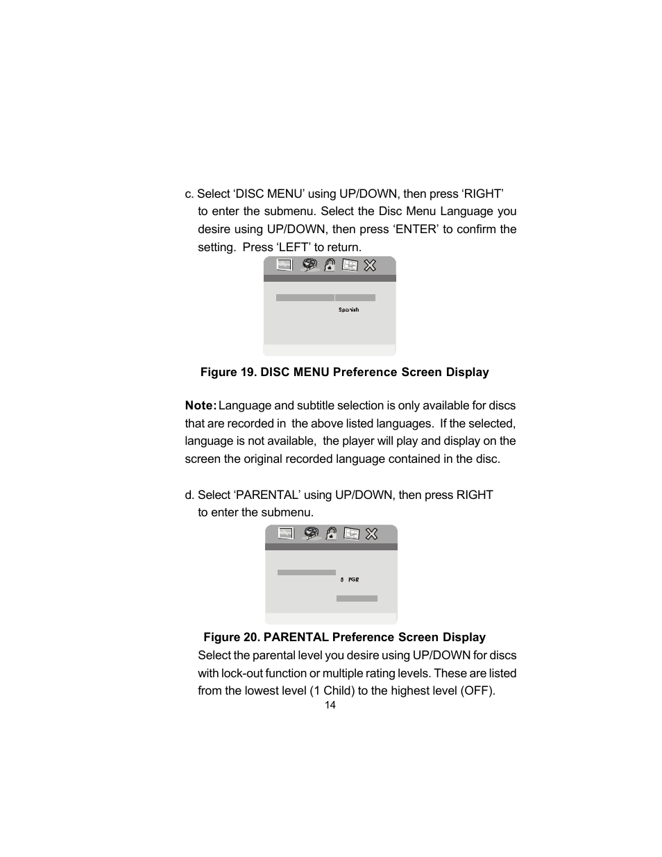 Audiovox D1705 User Manual | Page 14 / 33