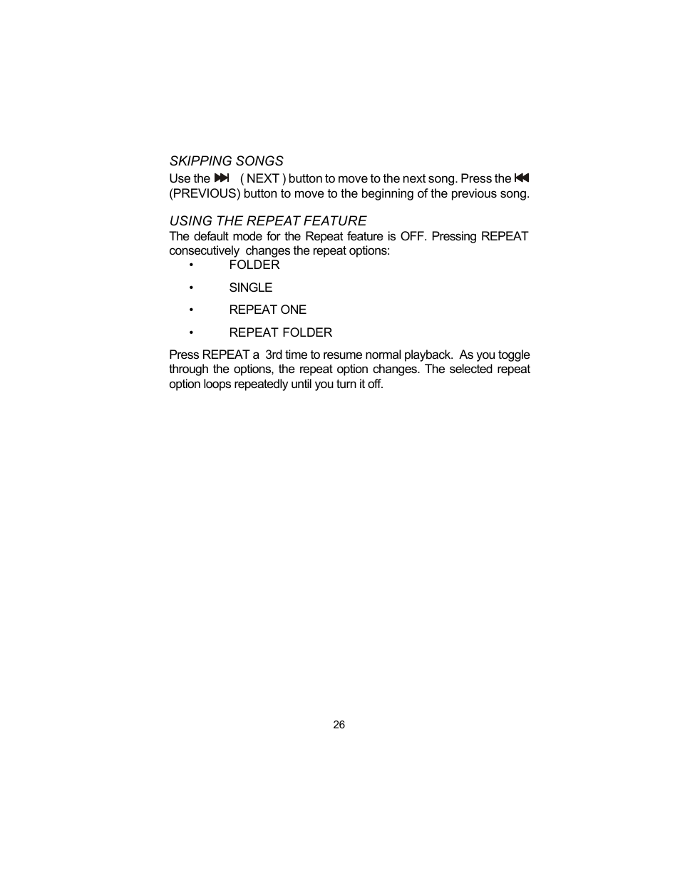 Audiovox D1705 User Manual | Page 26 / 33
