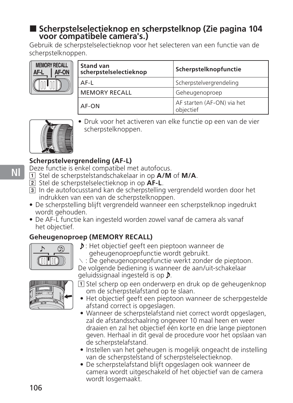 Jp en de fr es se ru nl it ck ch kr | Nikon AF-S VR II 200mm f-2G ED User Manual | Page 106 / 228