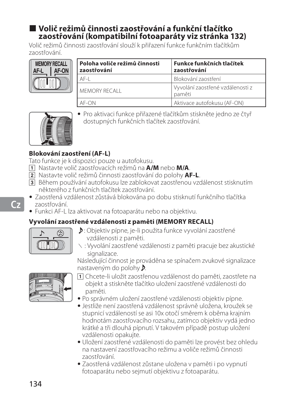 Jp en de fr es se ru nl it cz ch kr | Nikon AF-S VR II 200mm f-2G ED User Manual | Page 134 / 228