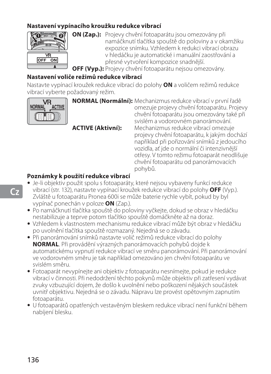 Jp en de fr es se ru nl it cz ch kr | Nikon AF-S VR II 200mm f-2G ED User Manual | Page 136 / 228