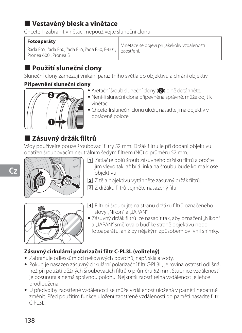 Jp en de fr es se ru nl it cz ch kr | Nikon AF-S VR II 200mm f-2G ED User Manual | Page 138 / 228