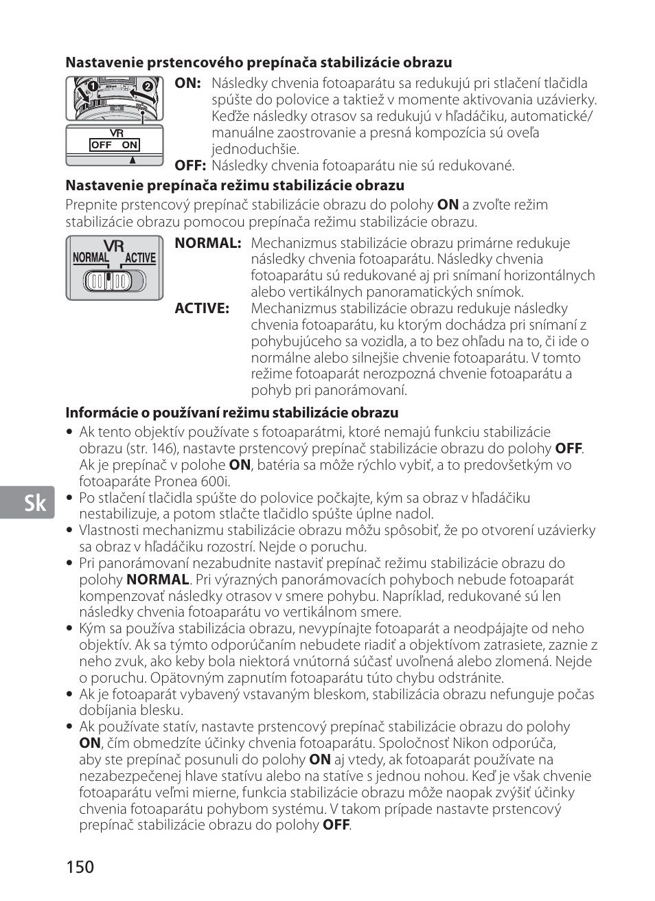 Jp en de fr es se ru nl it cz sk kr | Nikon AF-S VR II 200mm f-2G ED User Manual | Page 150 / 228