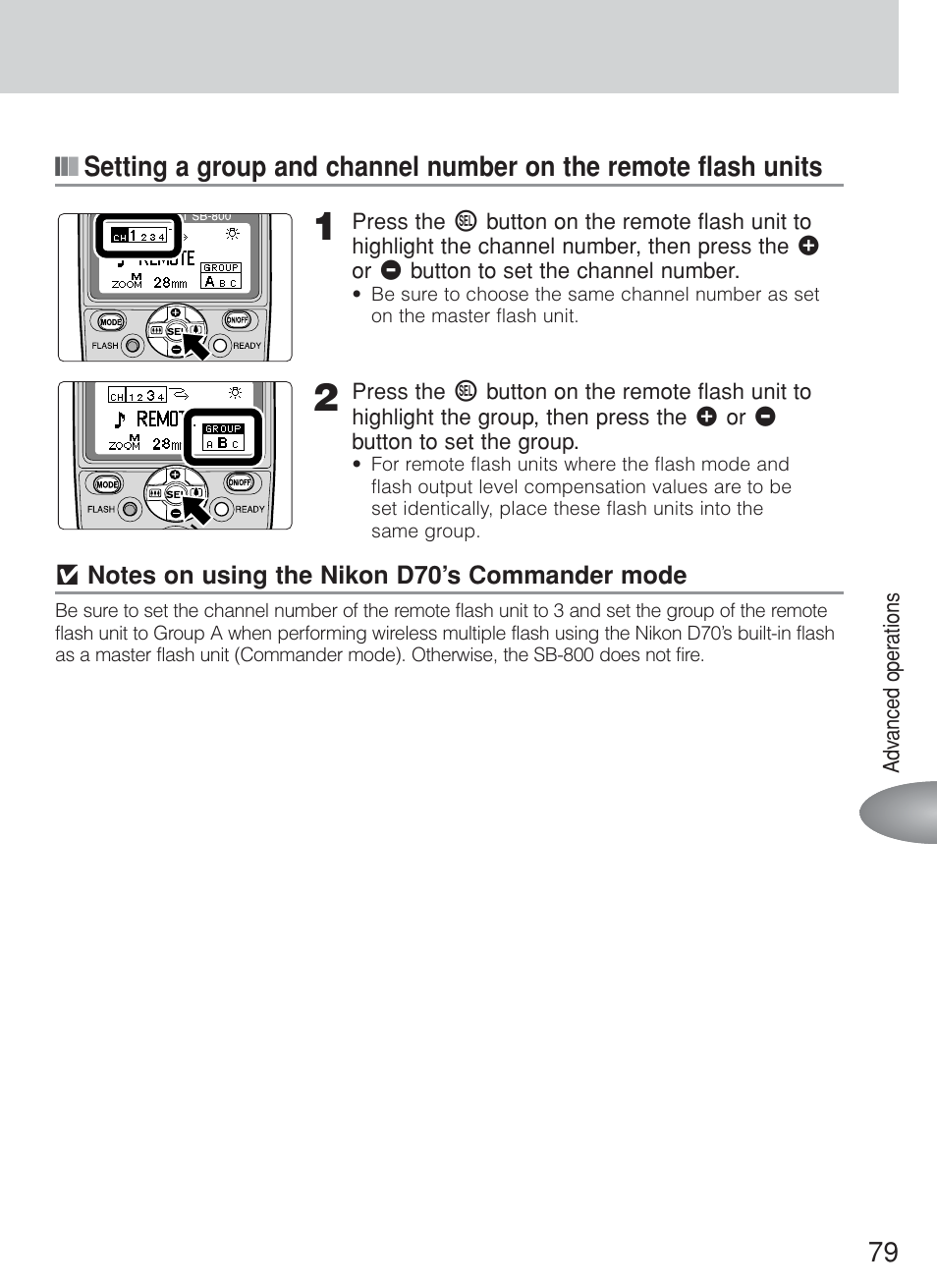 Nikon Speedlite SB-800 User Manual | Page 85 / 132
