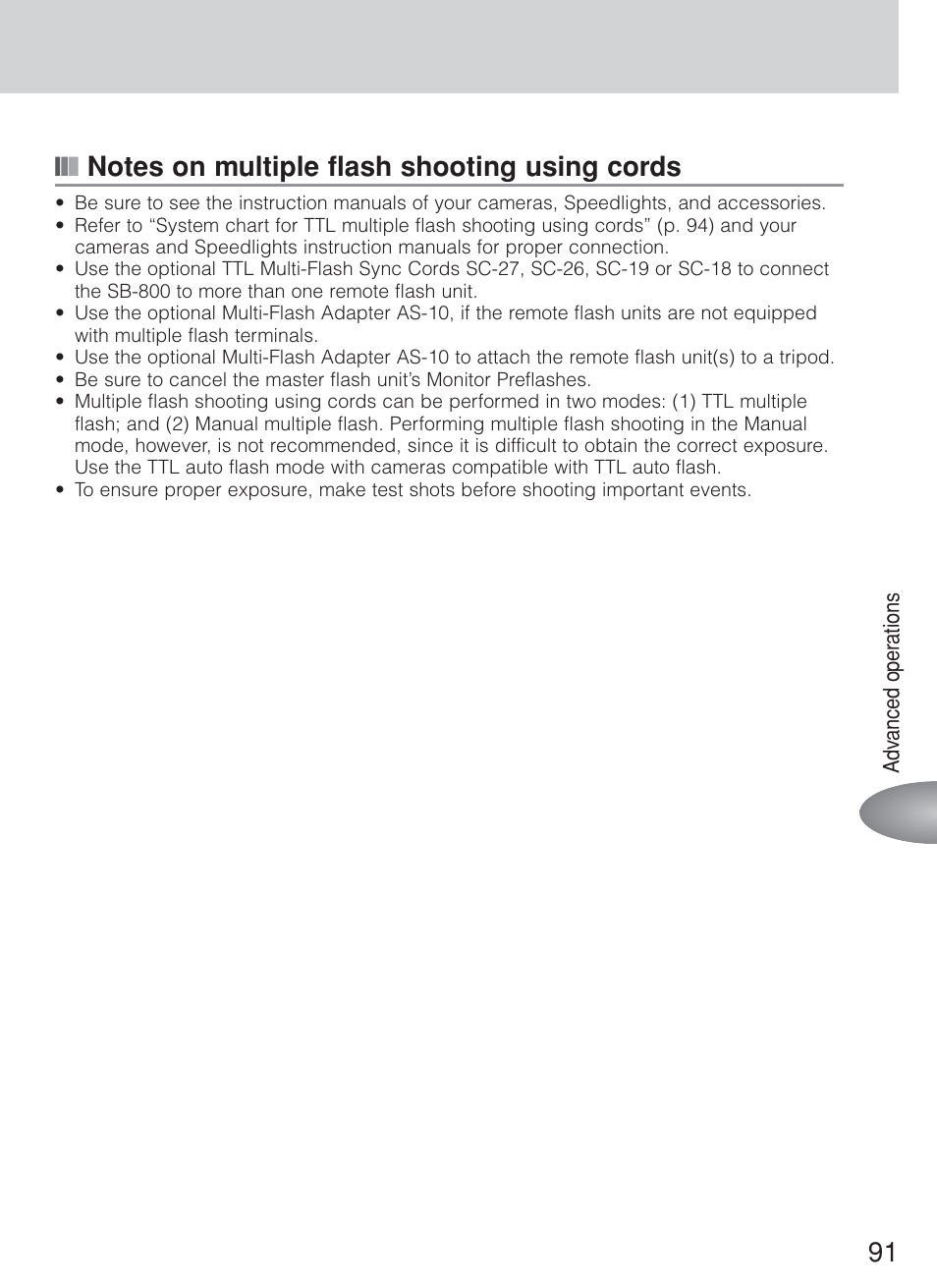 Nikon Speedlite SB-800 User Manual | Page 97 / 132