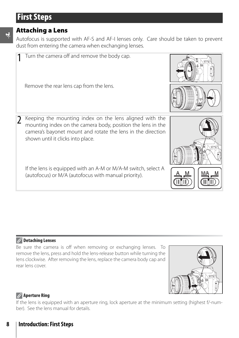 First steps | Nikon D40 User Manual | Page 20 / 139