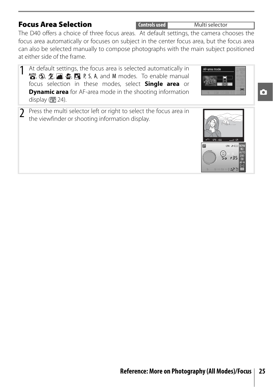 Nikon D40 User Manual | Page 37 / 139
