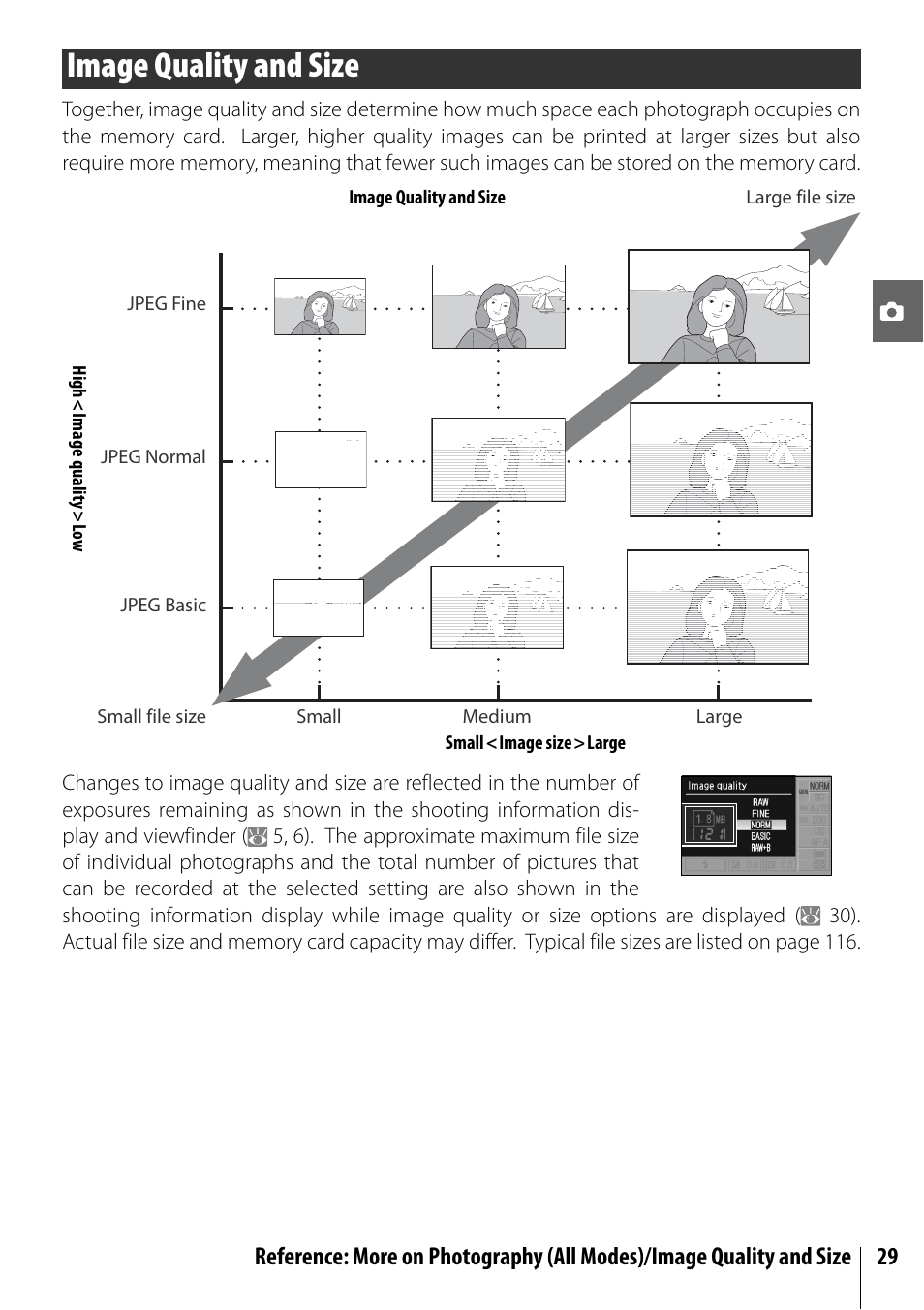 Image quality and size | Nikon D40 User Manual | Page 41 / 139