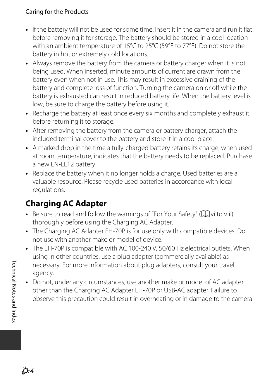 Charging ac adapter, R “charging ac adapter, F4) bef | Nikon S9400 - S9500 User Manual | Page 224 / 252