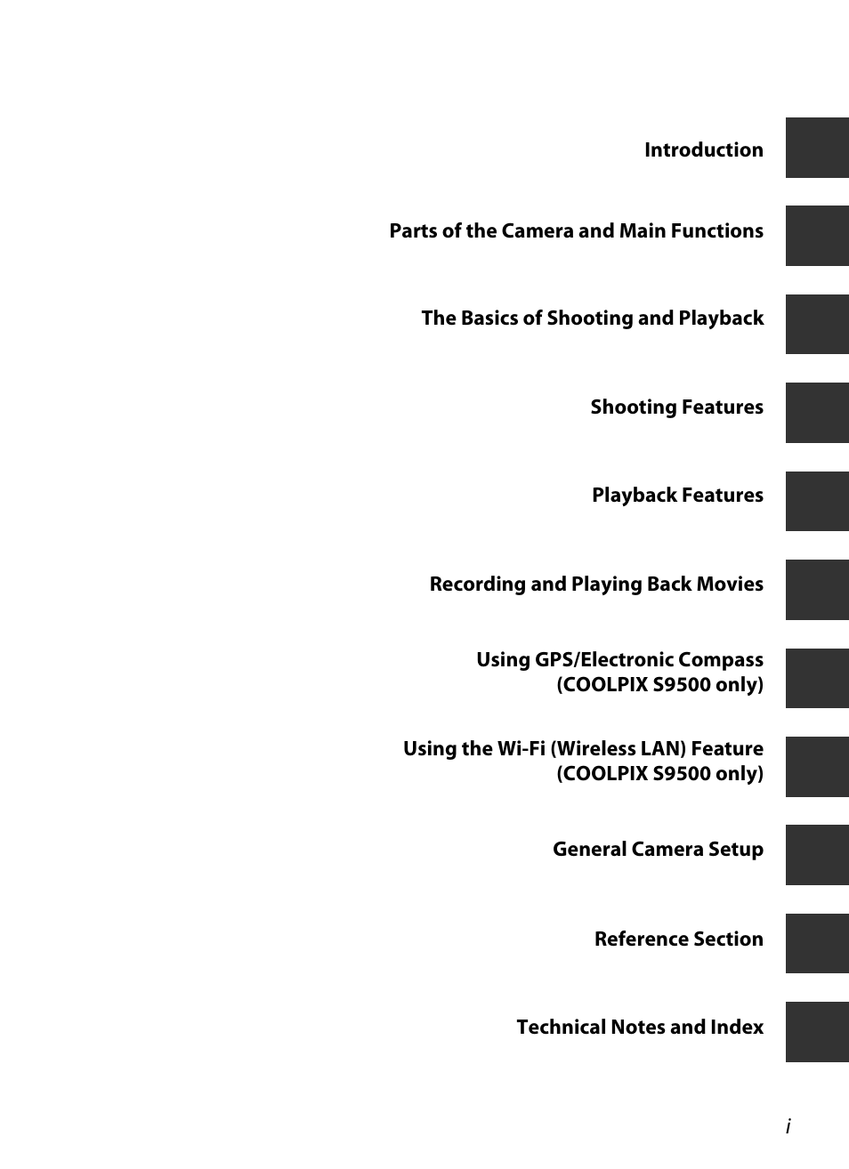 Nikon S9400 - S9500 User Manual | Page 3 / 252