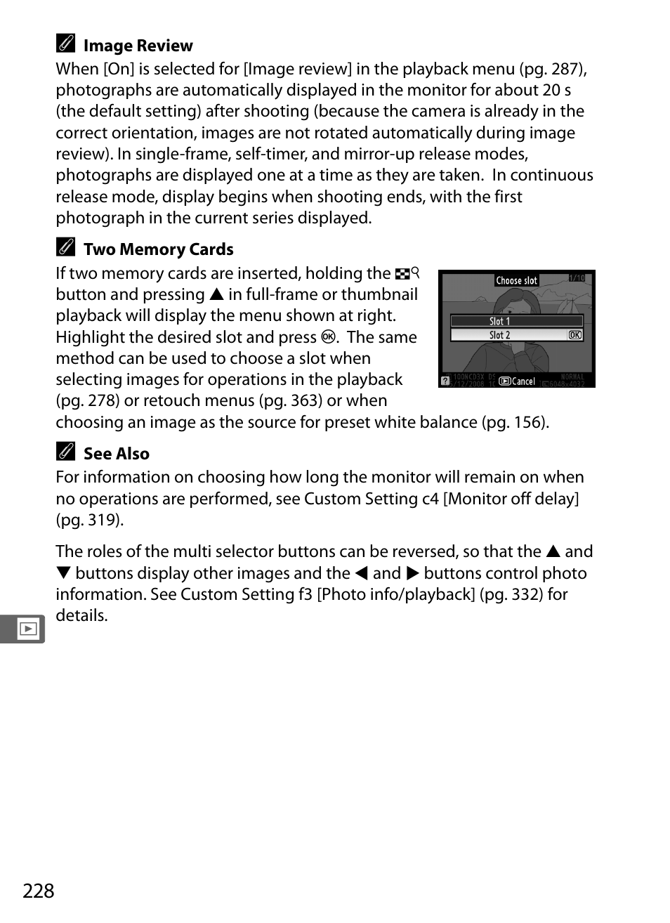 Nikon D3X User Manual | Page 254 / 476