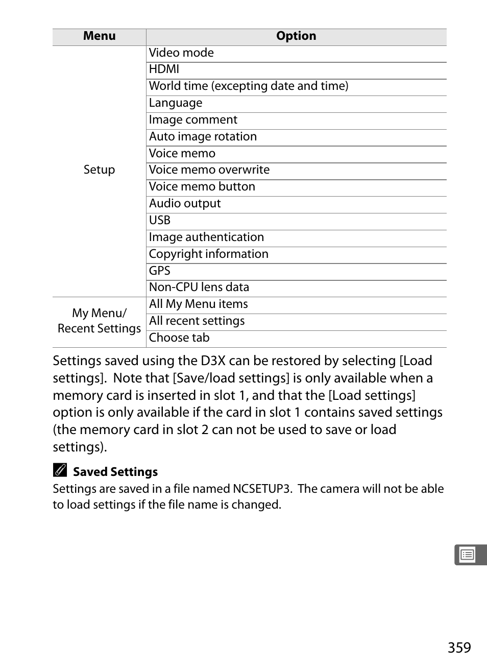 Nikon D3X User Manual | Page 385 / 476